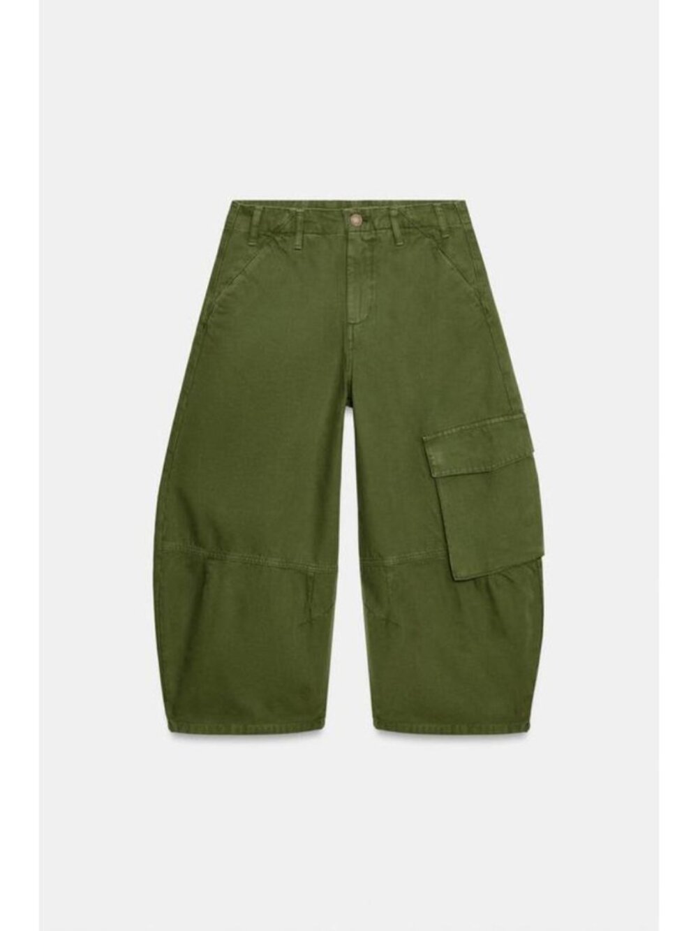 ZARA ZW COLLECTION MID-RISE CARGO CAPRI JEANS 8246/250/505